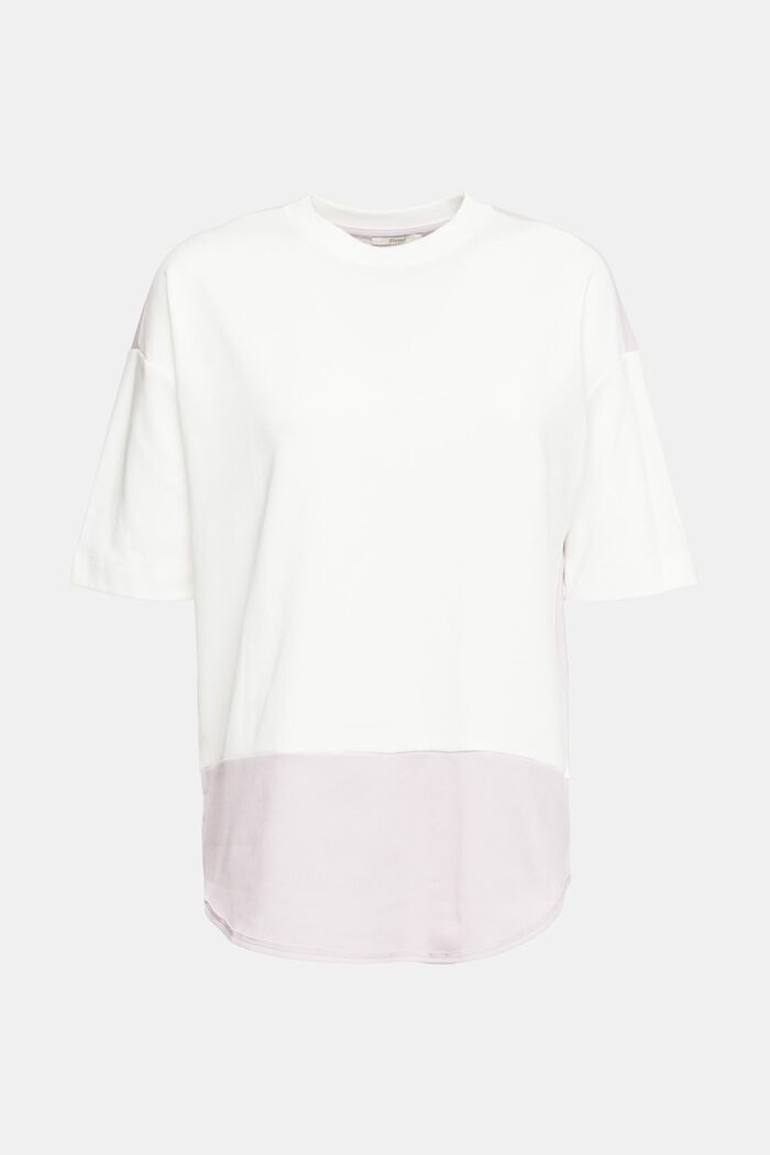 Two-tone T-shirt, OFF WHITE, detail image number 5
