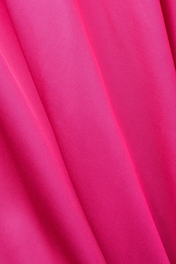 Satin Midi Skirt, PINK FUCHSIA, detail image number 4
