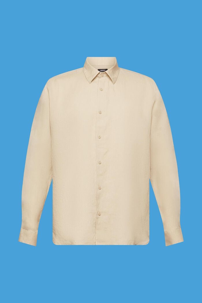 Linen shirt, SAND, detail image number 6