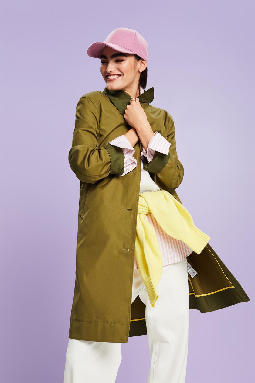 Belted Organic Cotton Trench Coat
