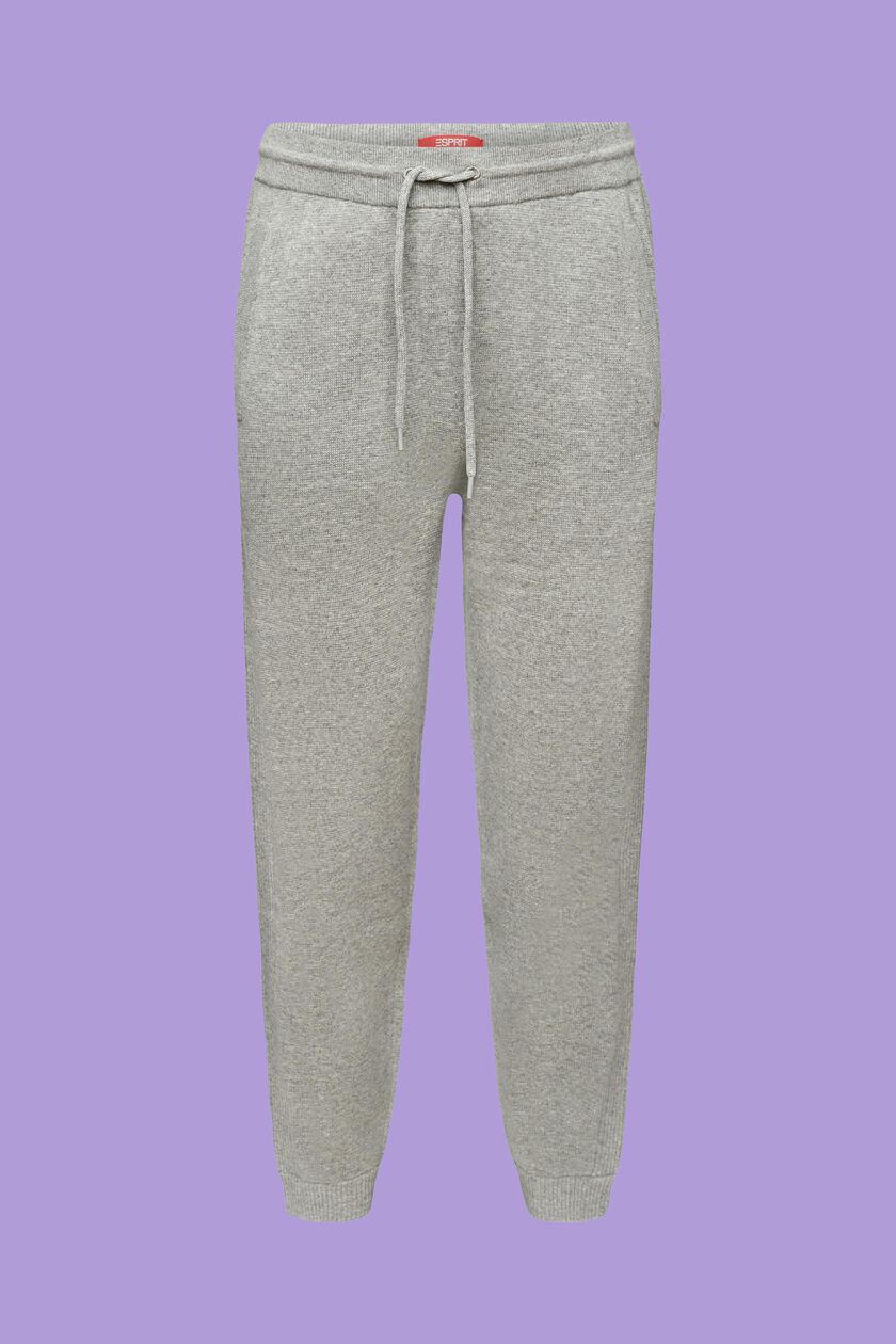 Unisex Wool-Cashmere Knitted Joggers
