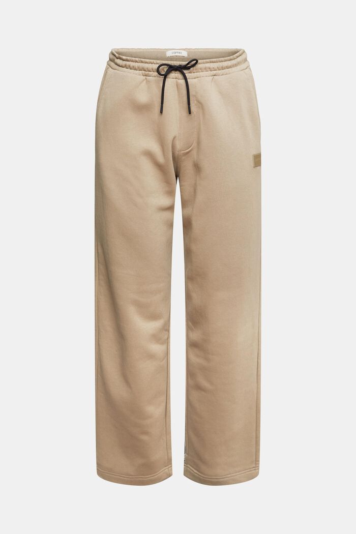 Relaxed fit tracksuit bottoms, PALE KHAKI, detail image number 7
