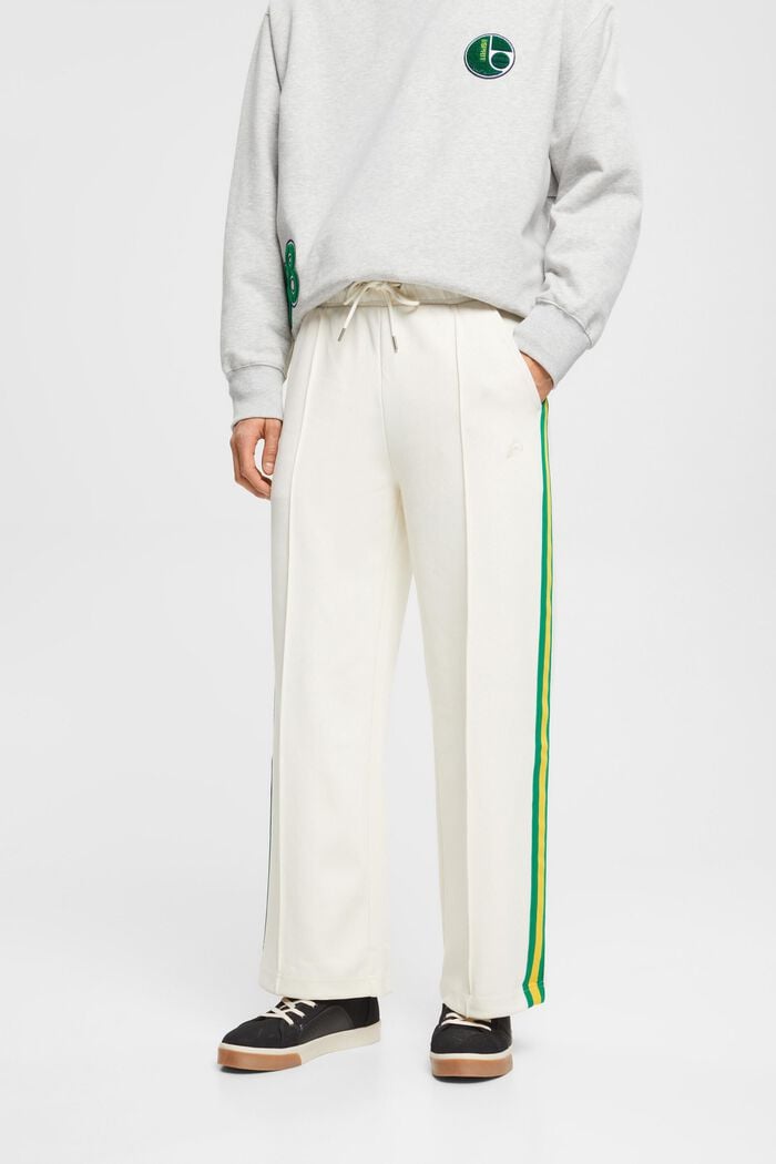 Wide leg trousers, OFF WHITE, detail image number 0