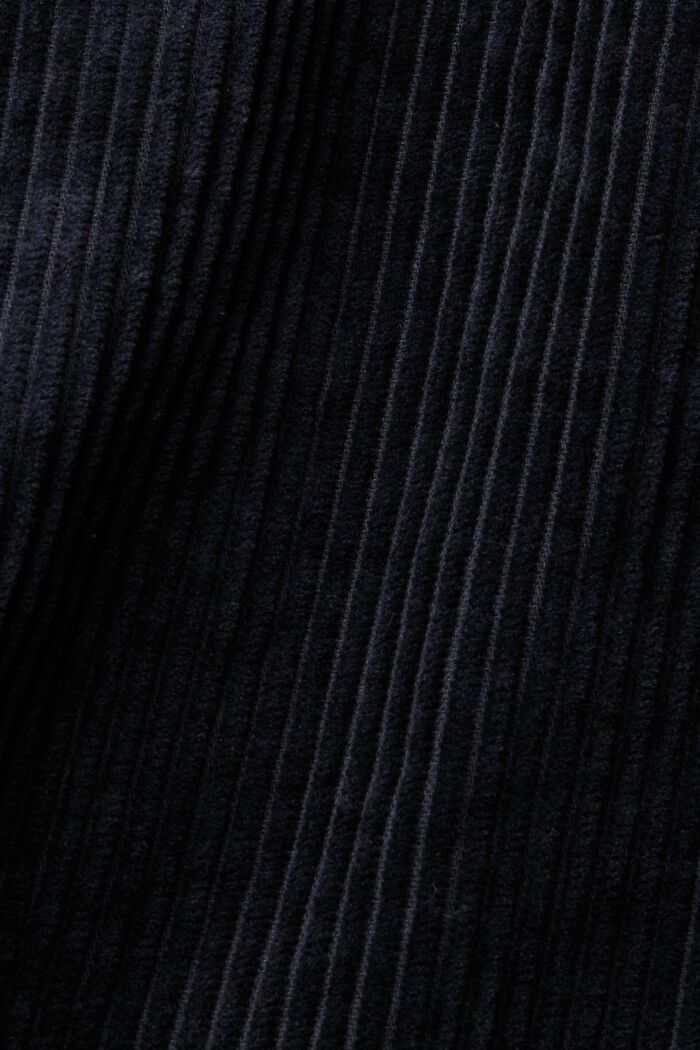 Oversized corduroy shirt, BLACK, detail image number 1