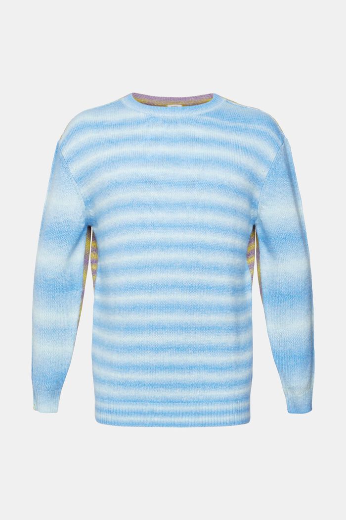 Reversible striped jumper, BLUE, detail image number 2
