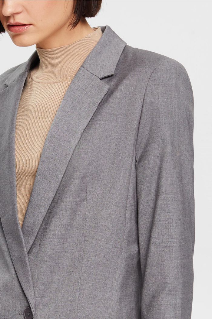 Mix & Match double-breasted blazer, MEDIUM GREY, detail image number 0