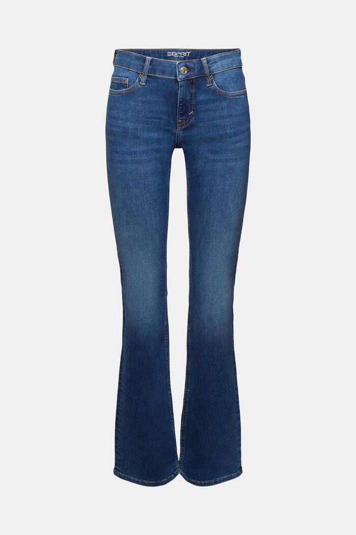 Bootcut Mid-Rise Jeans, BLUE MEDIUM WASHED, detail image number 6