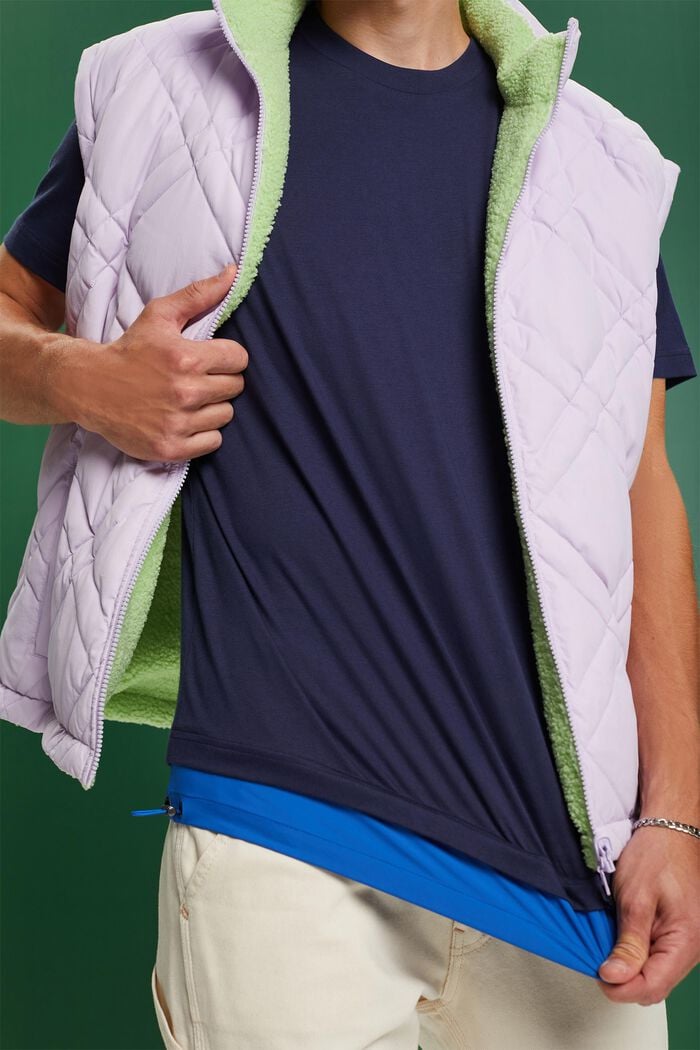 Drawstring Cotton Jersey T-Shirt, DARK BLUE, detail image number 1