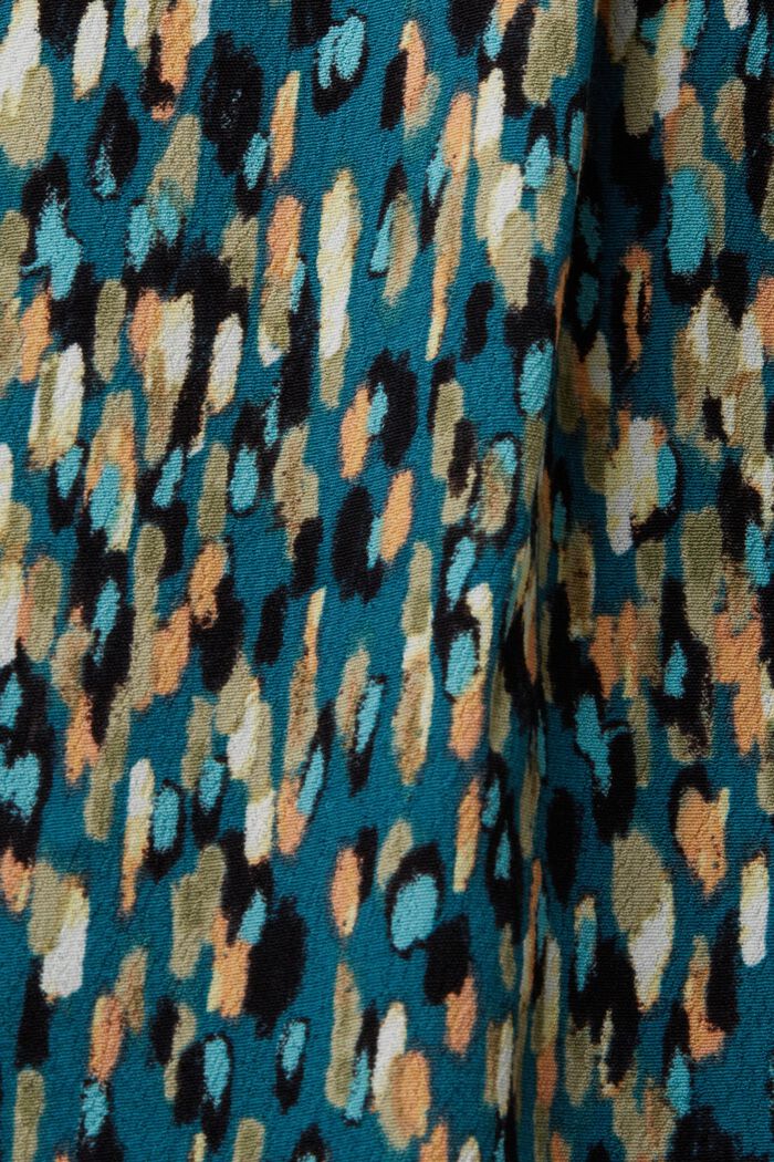 Patterned mini skirt, LENZING™ ECOVERO™, TURQUOISE 4, detail image number 4