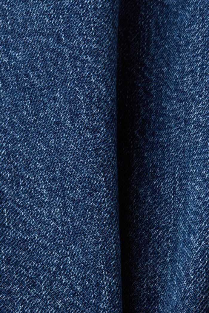 Retro High-Rise Straight Jeans, BLUE MEDIUM WASHED, detail image number 5