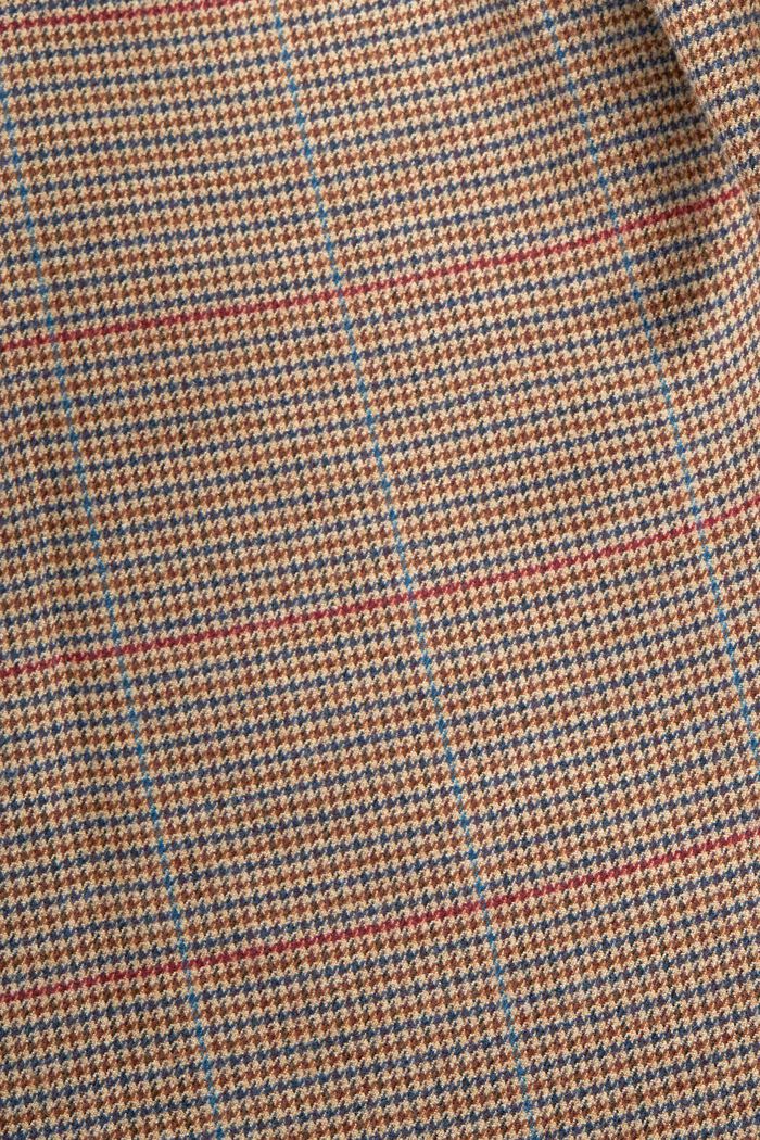 Dogtooth checked trousers, CAMEL, detail image number 5
