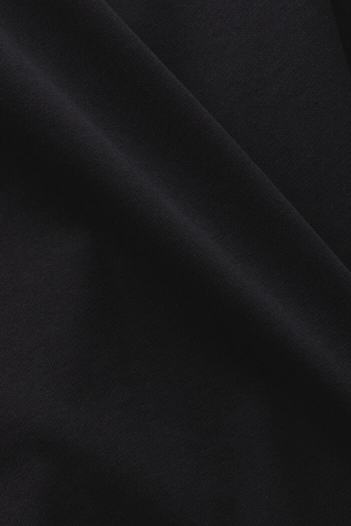 Unisex Logo Cotton Jersey T-Shirt, BLACK, detail image number 6