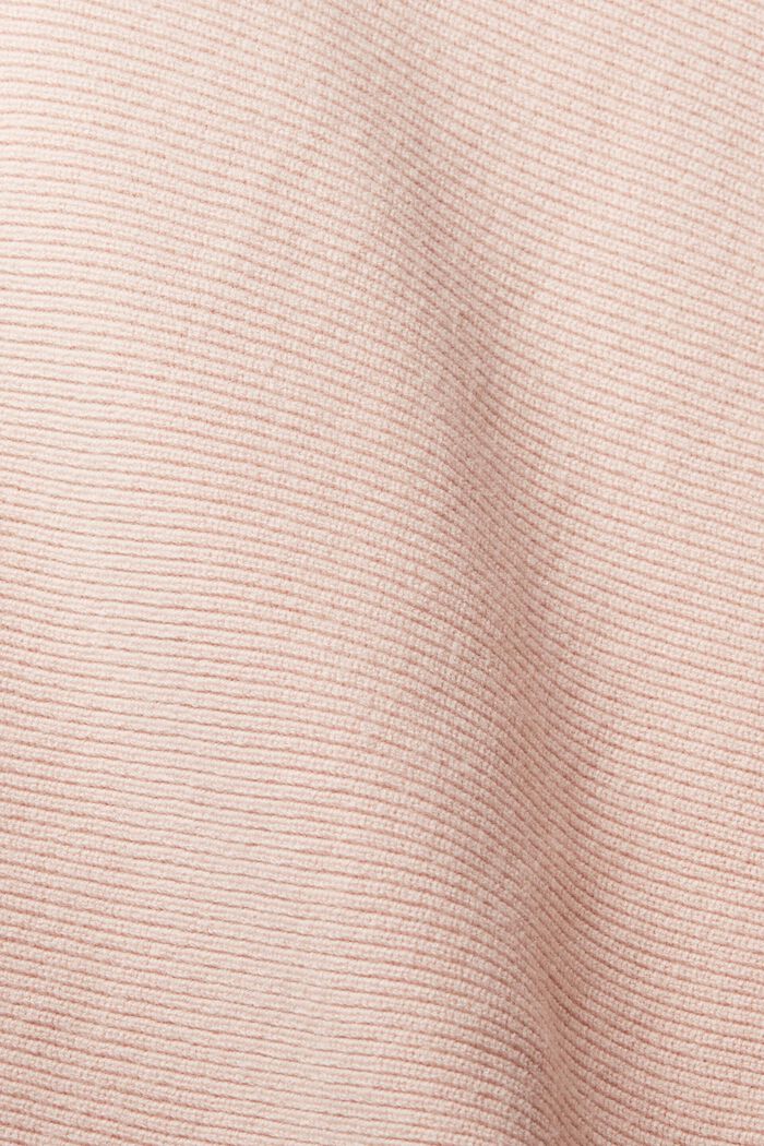Batwing jumper with polo neck, NUDE, detail image number 1