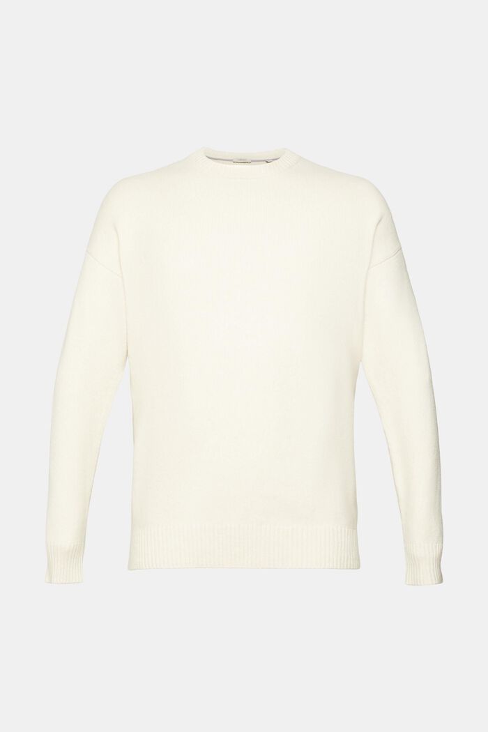 Crewneck Sweater, OFF WHITE, detail image number 2