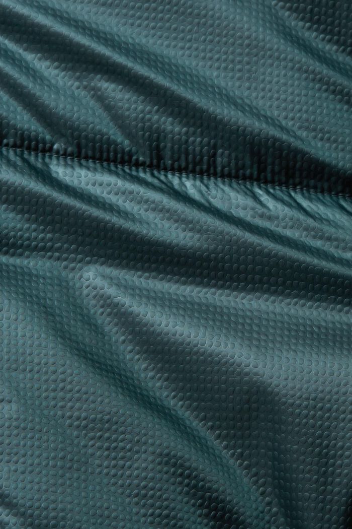 Textured puffer jacket, DARK TEAL GREEN, detail image number 1