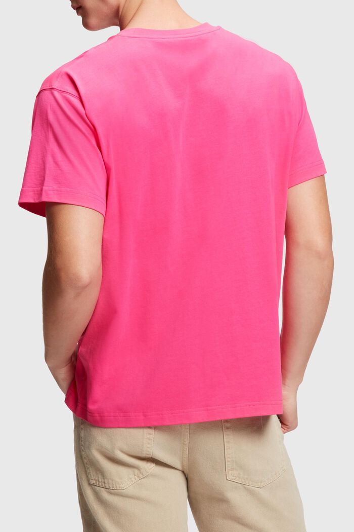 Stud logo applique t-shirt, PINK FUCHSIA, detail image number 1
