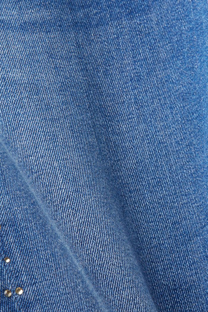 Embellished Mid-Rise Skinny Jean, BLUE MEDIUM WASHED, detail image number 6