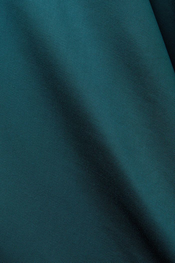 Satin Midi Skirt, EMERALD GREEN, detail image number 4