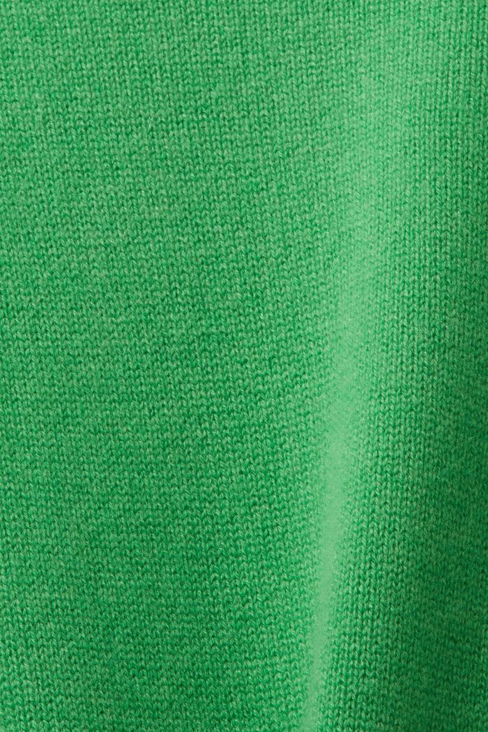 Cashmere Crewneck Sweater, GREEN, detail image number 5