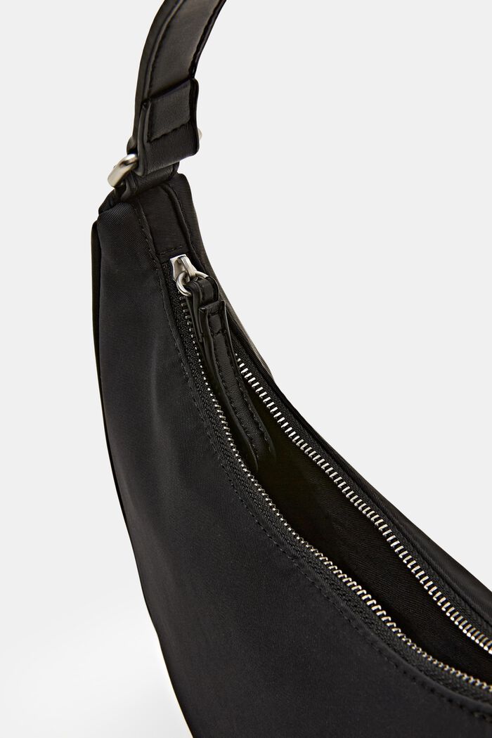 Crescent Small Shoulder Bag, BLACK, detail image number 3