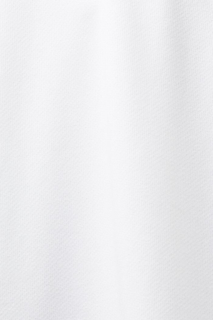 Nylon Paneled Hoodie, WHITE, detail image number 5