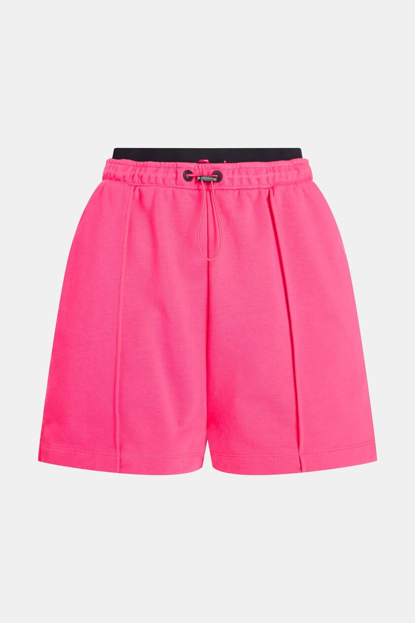 Double Waistband Relaxed Sweat Shorts