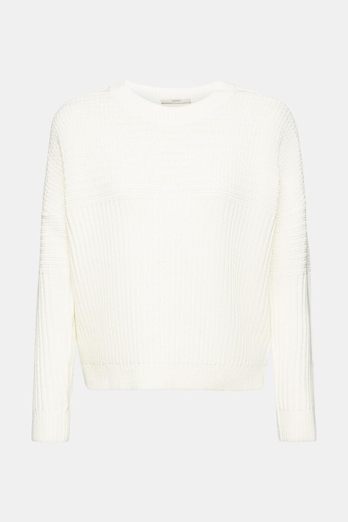 Chunky knit jumper, OFF WHITE, detail image number 6
