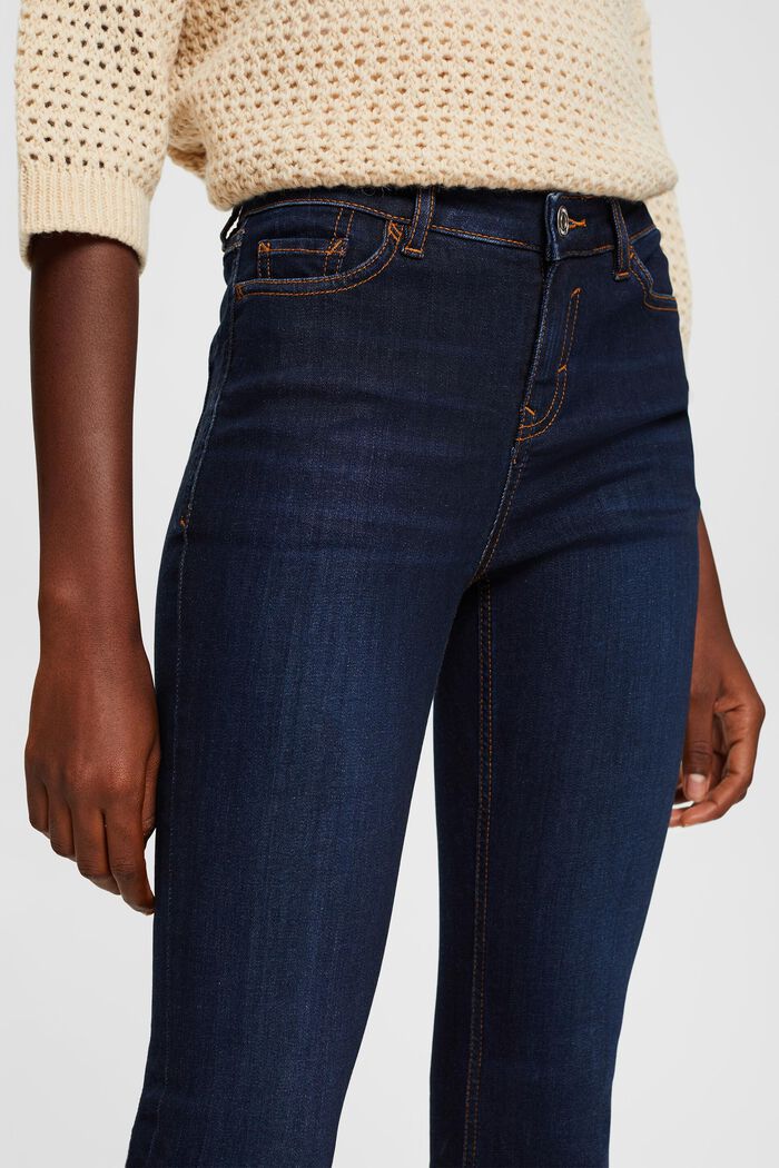 High-Rise Bootcut Jeans, BLUE DARK WASHED, detail image number 0