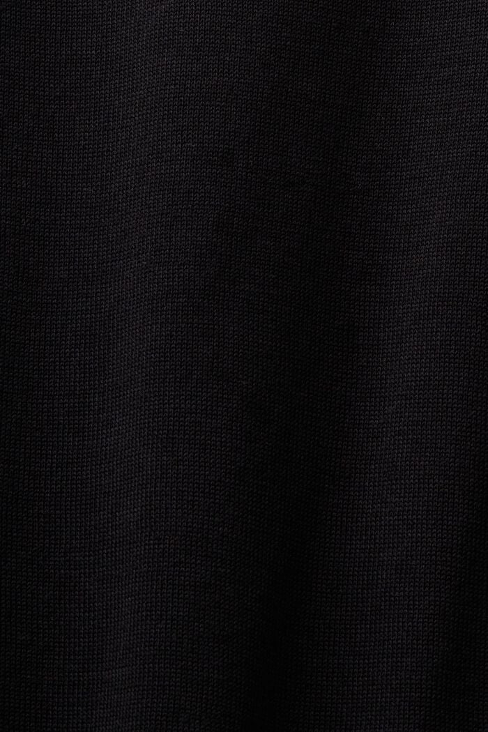 Long-Sleeve Turtleneck Sweater, BLACK, detail image number 5