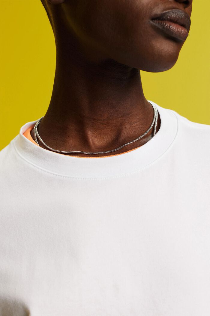Blended cotton t-shirt, WHITE, detail image number 2