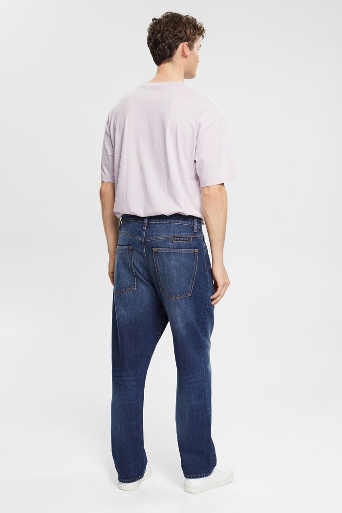 Loose fit jeans, BLUE DARK WASHED, detail image number 3