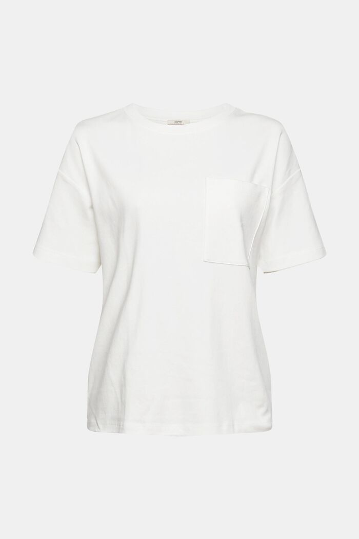 T-shirt with a breast pocket, OFF WHITE, detail image number 2