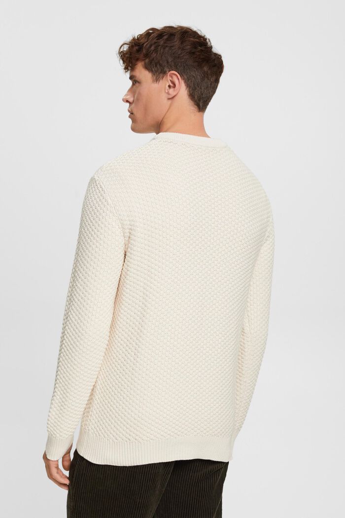 Cable knit jumper, OFF WHITE, detail image number 3