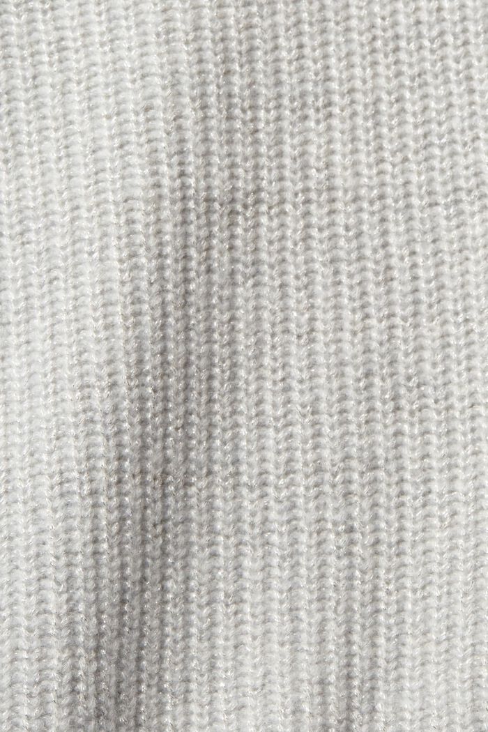 Wool blend jumper, LIGHT GREY, detail image number 6