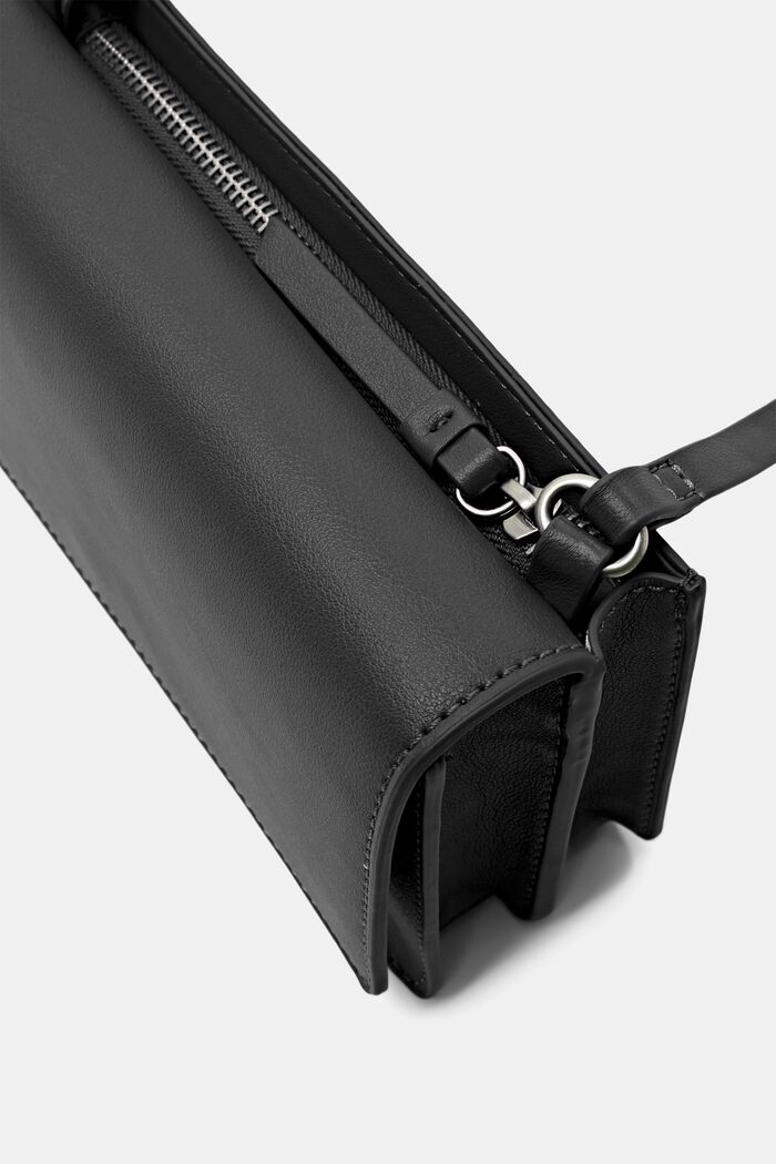 Crossbody Flap Bag, BLACK, detail image number 1