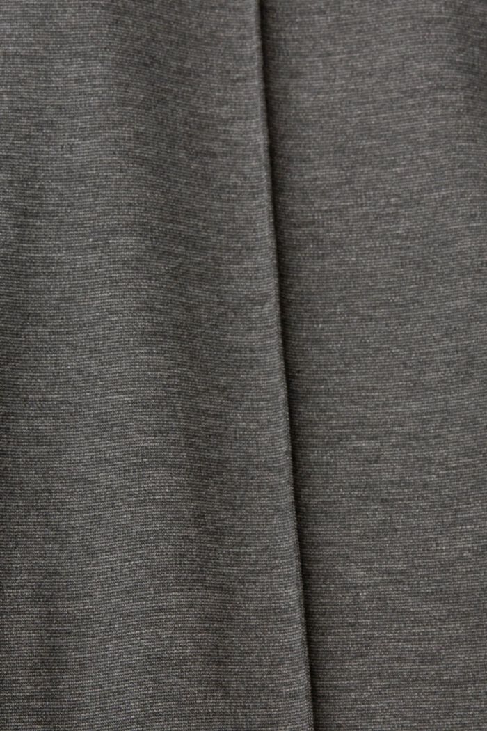 High-rise jersey culottes, GUNMETAL, detail image number 1