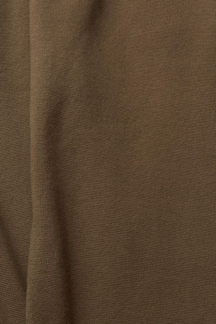 Knit tracksuit bottoms, KHAKI GREEN, detail image number 1